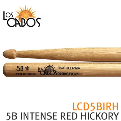 LOSCABOS 로스카보스 드럼스틱 LCD5BIRH 5B INTENSE RED HICKORY 5B 하드타입 레드 히코리