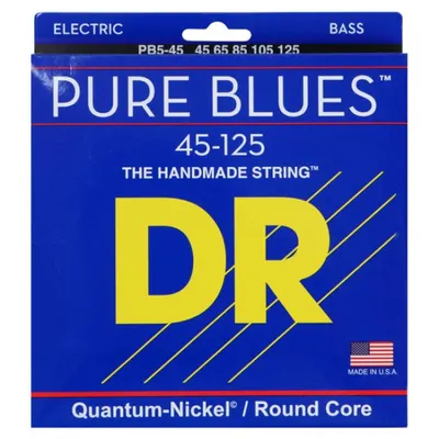DR 베이스기타 스트링 PURE BLUES 5현 [PB5-45] (045-125)