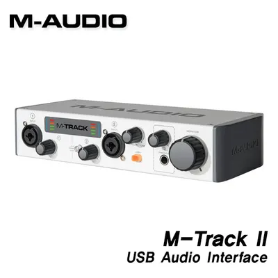 2채널 최저가 고성능 인터페이스! M-Audio 오디오 인터페이스 M-Track II