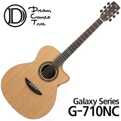 디씨티 DCT 통기타 갤럭시 시리즈 G710NC 탑솔리드