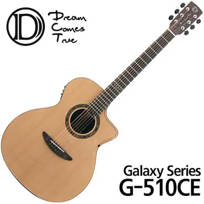 디씨티 DCT 통기타 갤럭시 시리즈 G500CE 탑백솔리드 피쉬맨픽업장착