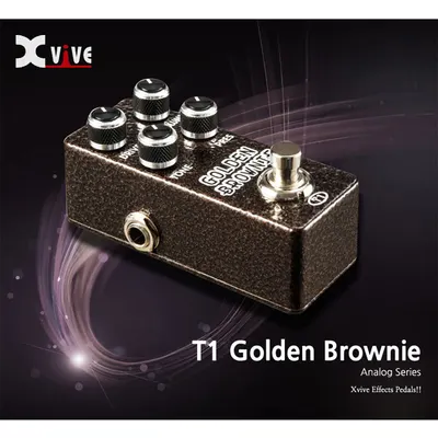 Xvive 이펙터 디스토션 T1 Golden Brownie