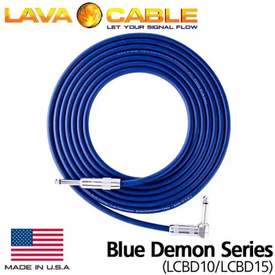Lava Cable 악기케이블 Blue Demon Series (LCBD10/LCBD15)