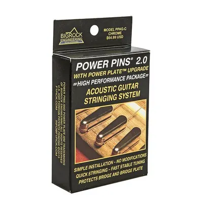 Power Pins 메탈 브릿지핀 Power Pins 2.0 - Chrome Set (PPAGA10C)