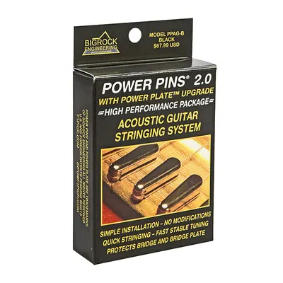 Power Pins 메탈 브릿지핀 Power Pins 2.0 - Black Set (PPAGA20B)