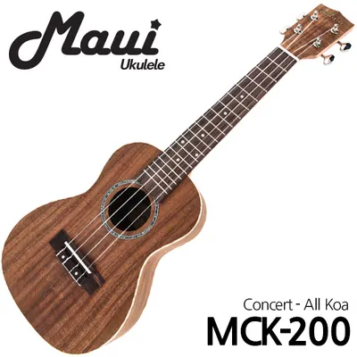 마우이 Maui 우쿨렐레 콘서트 코아 MCK-200 (All Koa)