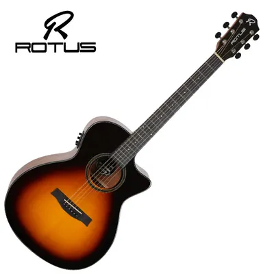 로터스 ROTUS 통기타 F-100CE 빈티지 선버스트 B-Band EQ장착모델
