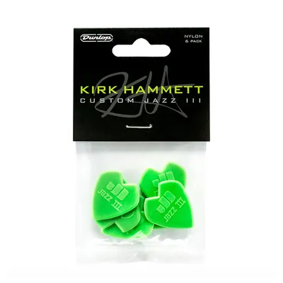 Dunlop 피크 Kirk Hammett Custom Jazz III (6Pack) [47PKH3N]