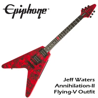 에피폰 Epiphone 일렉기타 Jeff Waters Annihilation-II Flying-V Limited Edition (EDJWARBH3)