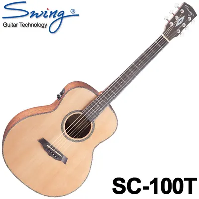 스윙기타 Swing 통기타 SC-100T 탑솔리드 미니기타