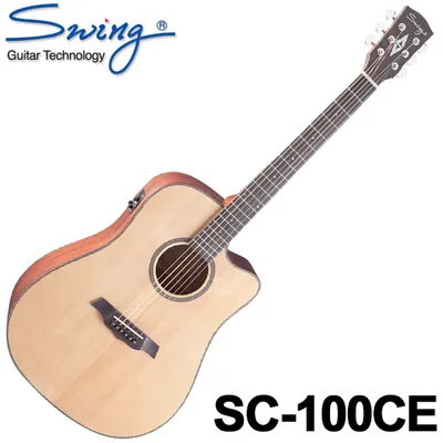 스윙기타 Swing 통기타 SC-100CE 탑솔리드