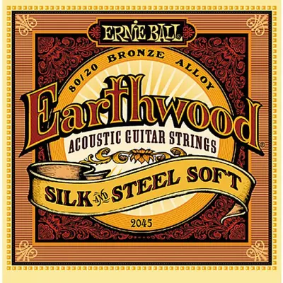 어니볼 Ernie Ball 통기타줄 어스우드 실크 앤 스틸 [P02047, P02045]