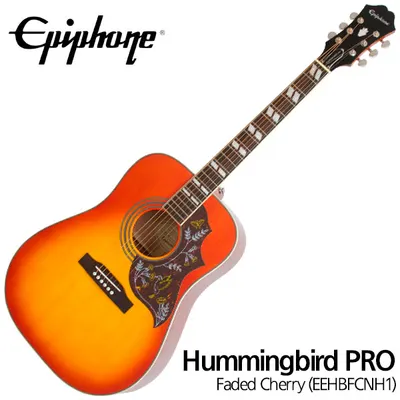 에피폰 Epiphone 통기타 허밍버드 프로 페이드 체리 (EEHBFCNH1)