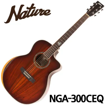 네이처 Nature 통기타 300시리즈 NGA-300 CEQ 코아 탑솔리드