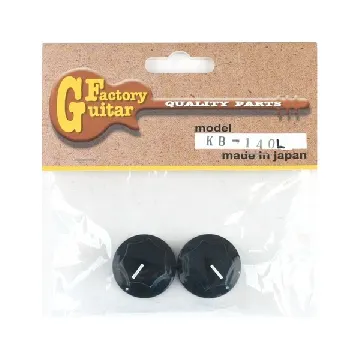 Guitar Factory 베이스용 노브 Black 2pcs (KB-140)
