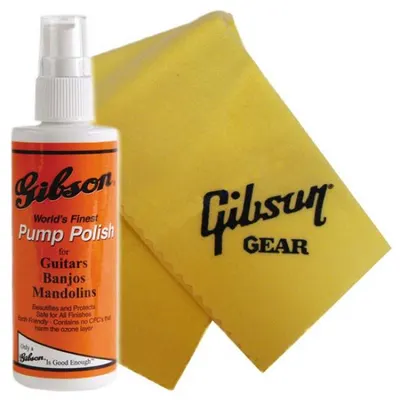Gibson 클리닝세트 Pump Polish And Standard Polish Cloth Combo [AIGG-950]