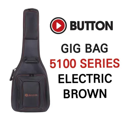 Button 일렉기타 케이스 Electric Guitar Gig Bag Brwon EB5100 BR(Brown)