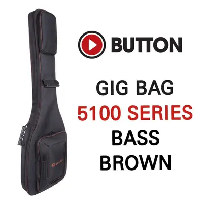 Button 베이스 케이스 Bass Gig Bag BB5100 Brown