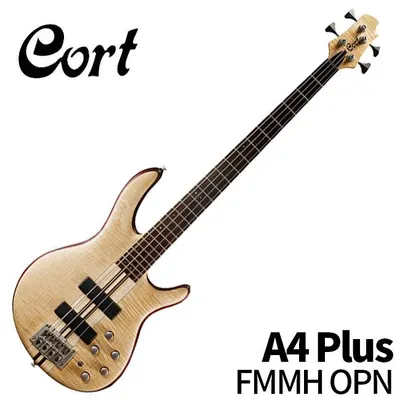 Cort 일렉베이스 A4 Plus FMMH OPN Open Pore Natural