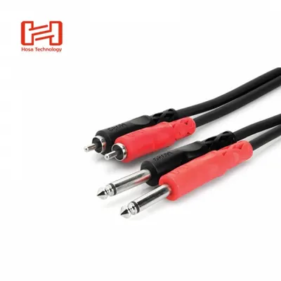 [HOSA] 호사 CPR-202 Stereo Interconnect 케이블 - Dual 1/4 in TS to Dual RCA