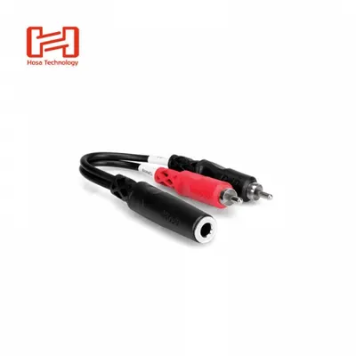 [HOSA] 호사 YPR-257 Stereo Breakout 케이블 - 1/4 in TRSF to Dual RCA