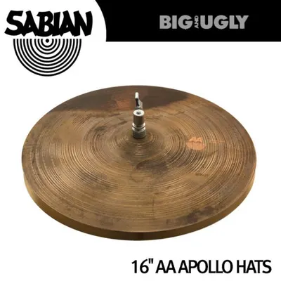 SABIAN 드럼 하이헷 CYMBAL SABIAN 16인치 HATS APOLLO AA 21680AH