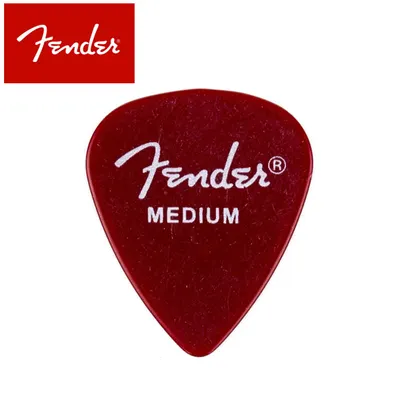 Fender 피크 351 Shape California Clear Candy Apple Red Medium