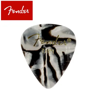 Fender 피크 351 Shape Graphic Zebra Thin