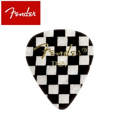Fender 피크 351 Shape Graphic Checker Thin