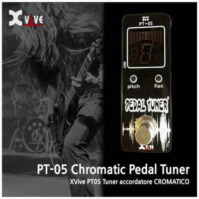 Xvive 페달튜너 PT-05 Chromatic Pedal Tuner