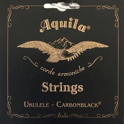 Aquila 우쿨렐레스트링 CARBON BLACK Series 선명하고 풍부한 플루오르 카본
