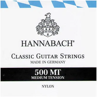 Hannabach 클래식기타 스트링 Medium Tension [500MT]
