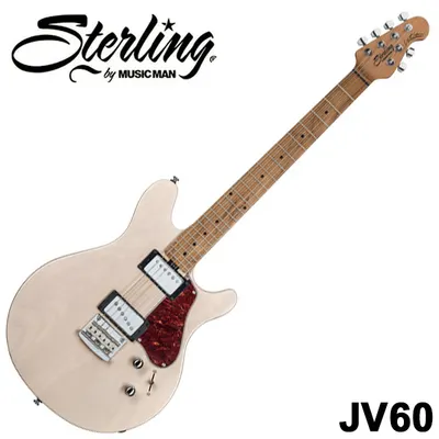마룬5 제임스발렌타인 시그너쳐 Sterling by MusicMan 일렉기타 JV60 Trans Buttermilk