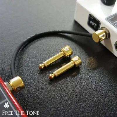 Free The Tone 패치케이블 플러그 Solderless Plug Angle - Gold (SL-8LPro)