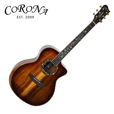 코로나 Corona 통기타 ABG1500 코아 탑솔리드 (폼케이스 포함)