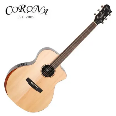코로나 Corona 통기타 ABG310CE 탑솔리드 그랜드 오디토리엄 베벨컷