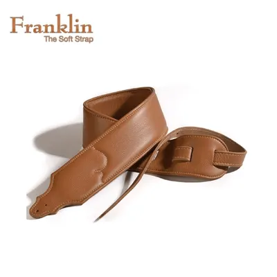Franklin Soft Leather Strap 스트랩 - Padded Caramel 통가죽, 2.5 inch (6.35cm) F10B-CA-N