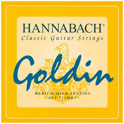 Hannabach 클래식기타 스트링 Goldin 725 MHT 3er / 1,2,3번줄 (652728)