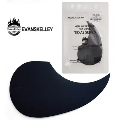 Evanskelley 통기타용 가죽픽가드 Black / TEXAS Series A Type (마틴형)