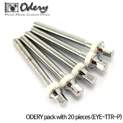ODERY pack with 20 pieces of tom tension rod 50mm length (EYE-TTR-P)