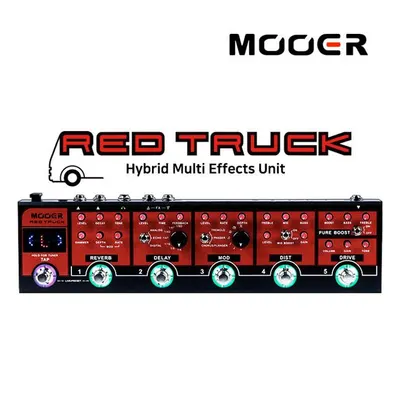 Mooer Audio 이펙터 Red Truck 하이브리드 멀티이펙터