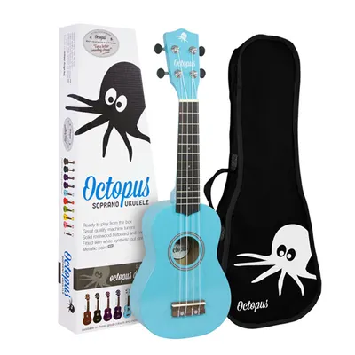 Octopus 옥토퍼스 소프라노 우쿨렐레 Skyblue