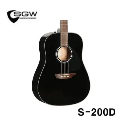 삼익 SGW 어쿠스틱 기타 Veneer S-200D BLK