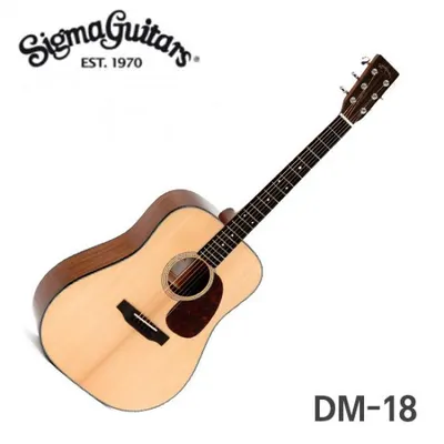 시그마기타 Sigma 통기타 DM-18 Plus 탑솔리드
