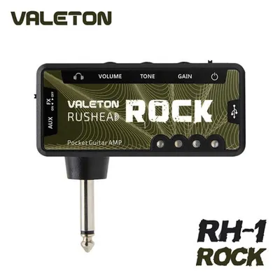 [투데이스딜] VALETON Rushead Rock (RH-1) 헤드폰 / 이어폰 포켓 미니 앰프
