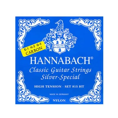 Hannabach 클래식기타 스트링 Silver Special [815HTC] Carbon High Tension