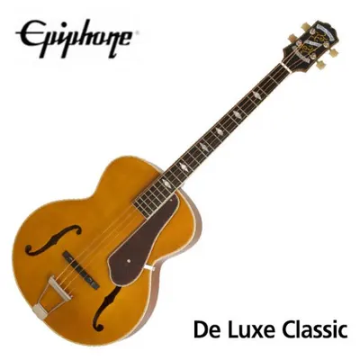 Epiphone 베이스기타 De Luxe Classic Ac/El Bass Vintage Natural (EBD2VNNH1)