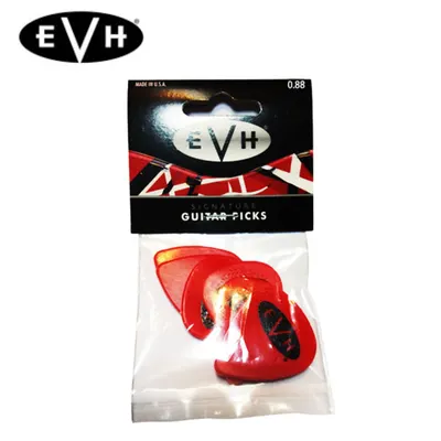 EVH 피크 Signature Guitar Picks 0.88mm Red/Black