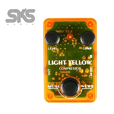 SKS AUDIO 이펙터 Musiwewe 시리즈 컴프레셔 LIGHT YELLOW