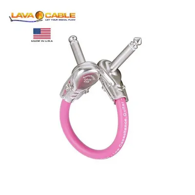 Lava Cable 패치케이블 Pink Diamond Series - 6인치 229 Pancake Plugs
